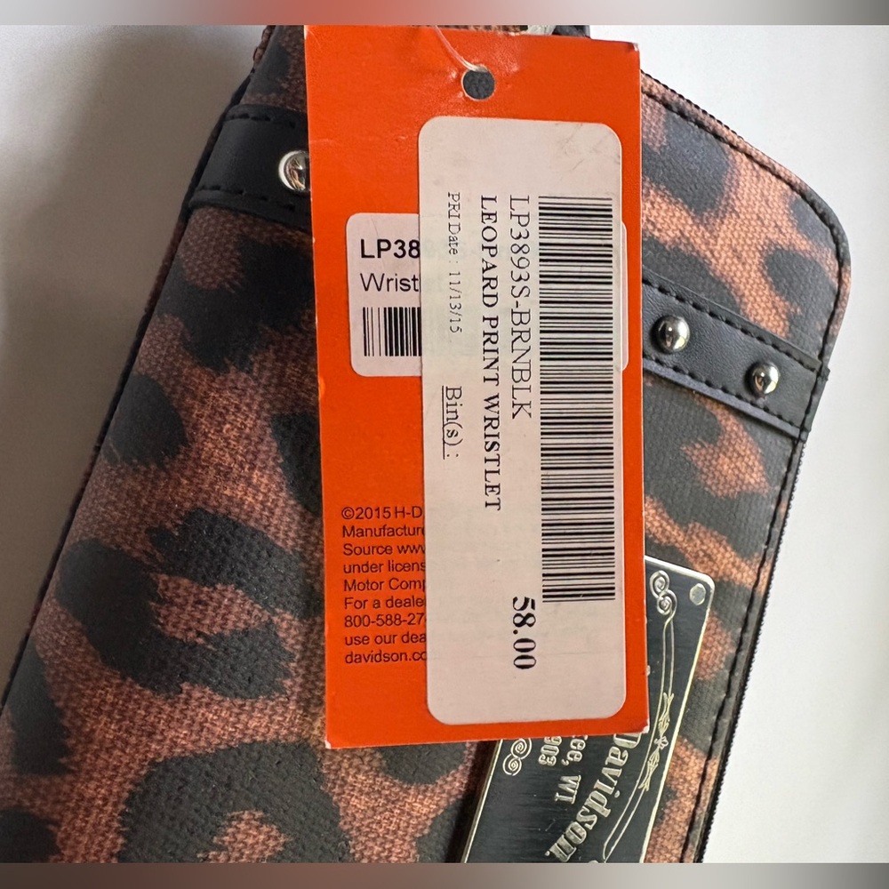 Harley Davidson Leopard Print Crossbody Bag Set - Picture 8 of 8